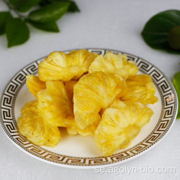 Friska torkade frukt ananas skivor till salu